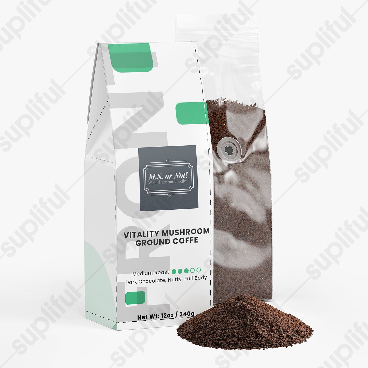 Vitality Mushroom Coffee (Medium Roast)