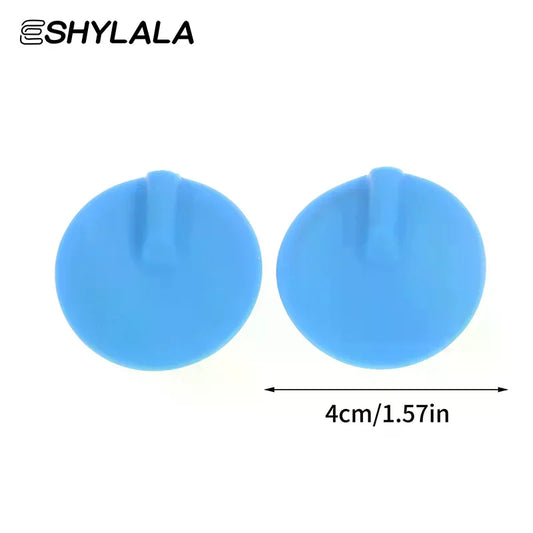 1 Pair Muscle Stimulator Circular Electrode Pad Muscle Pain Relief Replacement Pads For Body Toning Massage Machine Tool