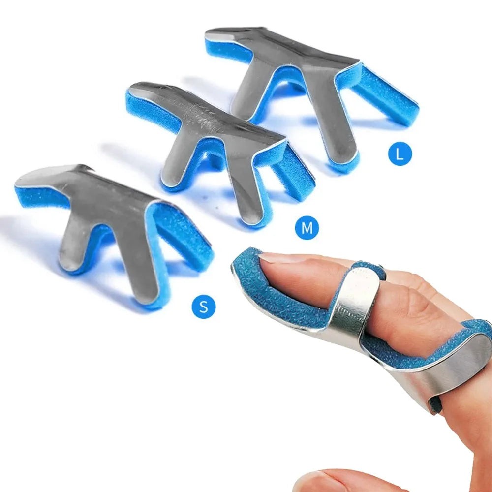 Finger Protect Support Medical Finger Splint Brace Frog Phalanx Posture Corrector Aluminium Toad Recovery Injury Fixation Belt